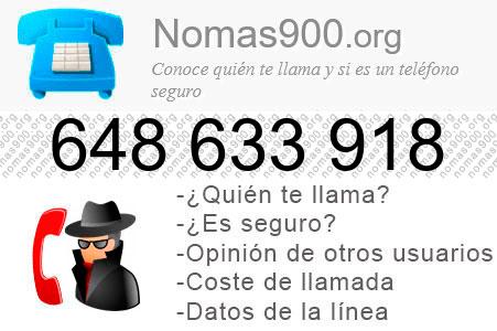 Teléfono 648633918