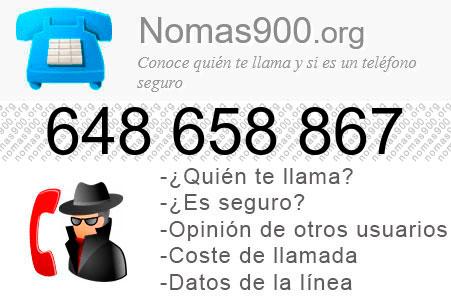 Teléfono 648658867