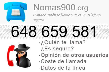 Teléfono 648659581