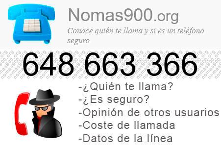 Teléfono 648663366