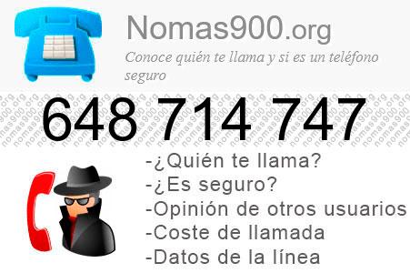 Teléfono 648714747