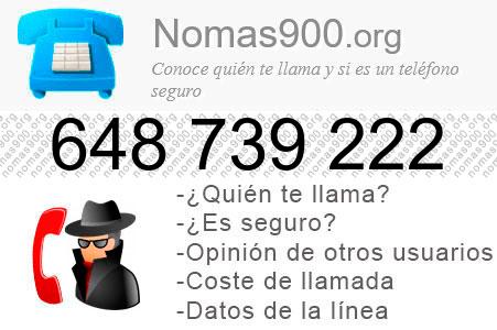 Teléfono 648739222