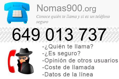 Teléfono 649013737