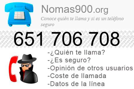 Teléfono 651706708