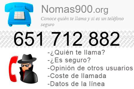 Teléfono 651712882