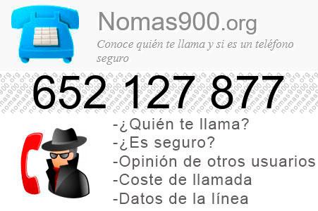 Teléfono 652127877