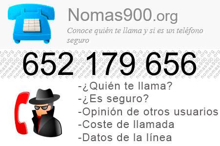 Teléfono 652179656