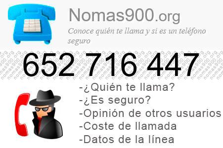 Teléfono 652716447