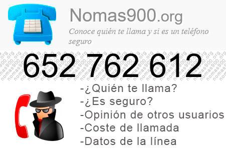 Teléfono 652762612