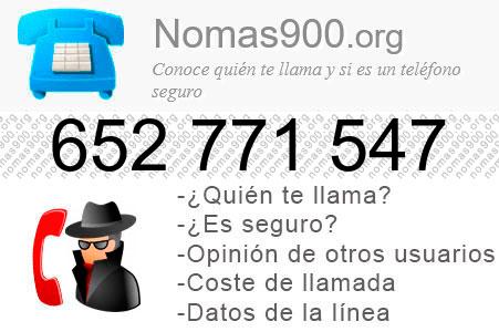 Teléfono 652771547