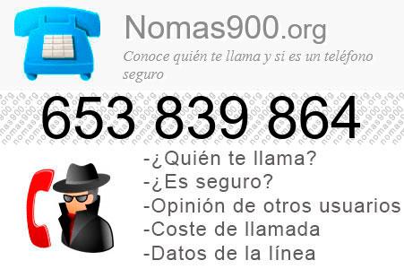 Teléfono 653839864