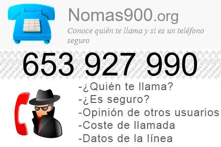 Teléfono 653927990