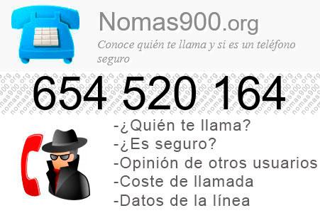 Teléfono 654520164