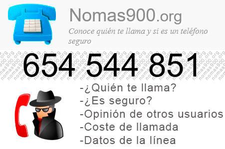 Teléfono 654544851