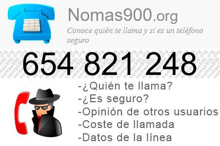 Teléfono 654821248