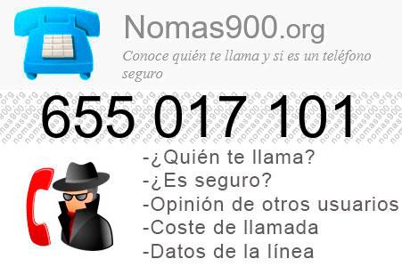 Teléfono 655017101