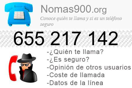 Teléfono 655217142
