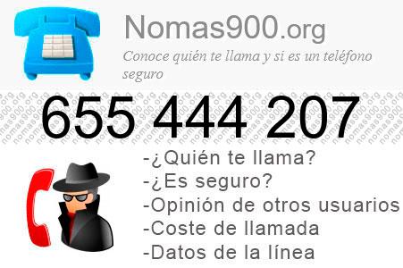 Teléfono 655444207