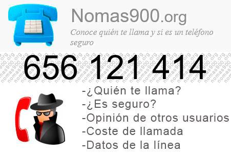 Teléfono 656121414