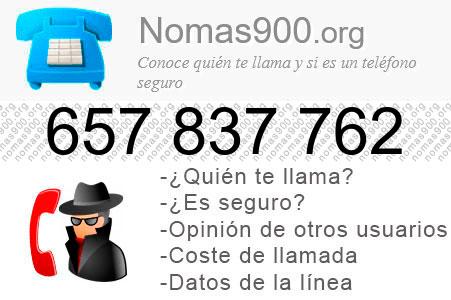 Teléfono 657837762