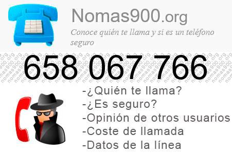 Teléfono 658067766