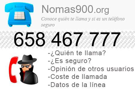 Teléfono 658467777