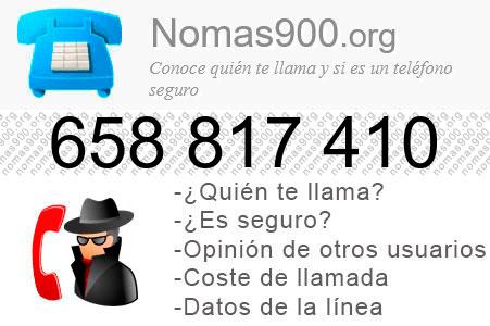 Teléfono 658817410
