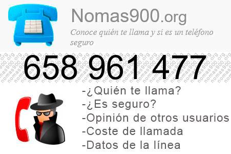Teléfono 658961477