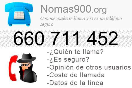 Teléfono 660711452