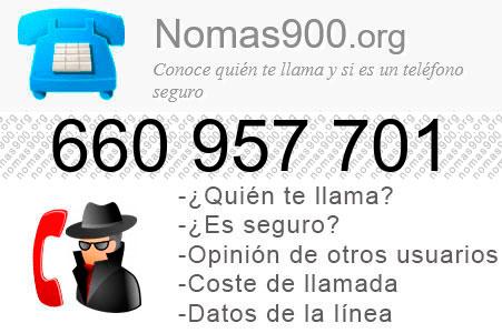 Teléfono 660957701