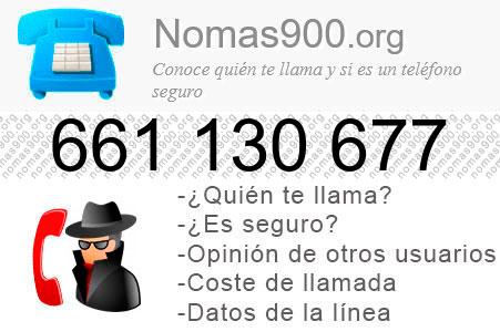 Teléfono 661130677