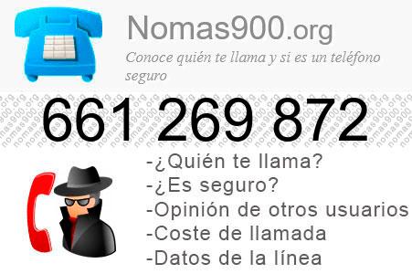 Teléfono 661269872