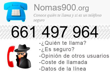 Teléfono 661497964