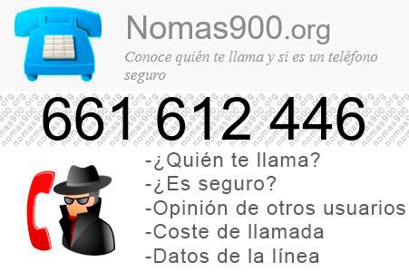 Teléfono 661612446