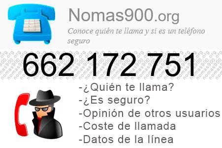 Teléfono 662172751