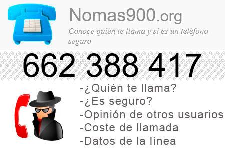 Teléfono 662388417