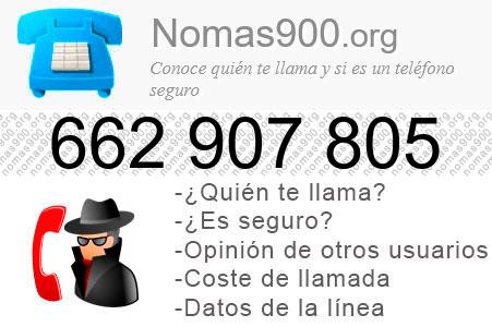 Teléfono 662907805