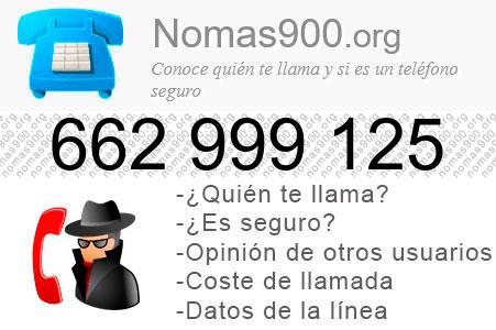 Teléfono 662999125