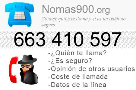 Teléfono 663410597
