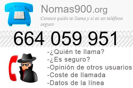 Teléfono 664059951