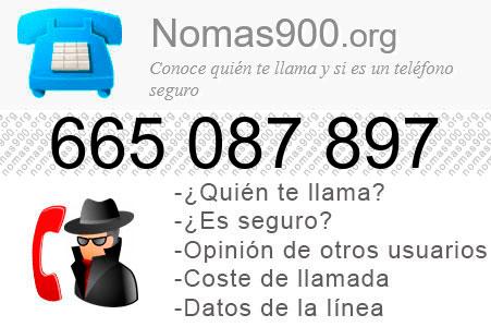 Teléfono 665087897