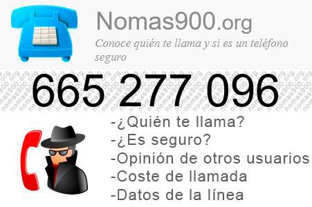 Teléfono 665277096