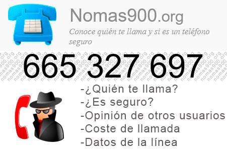 Teléfono 665327697