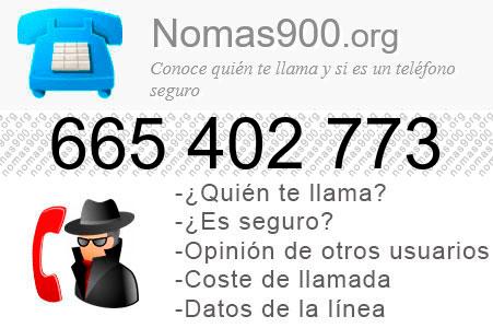 Teléfono 665402773