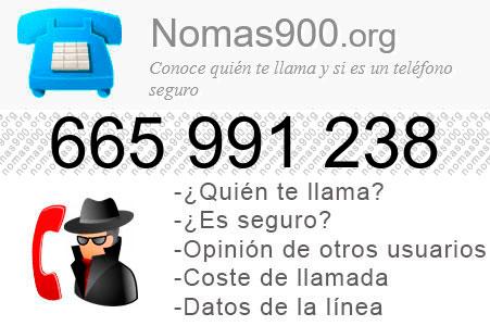 Teléfono 665991238