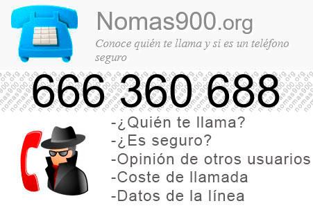 Teléfono 666360688