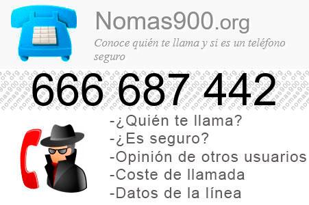 Teléfono 666687442