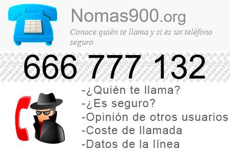 Teléfono 666777132