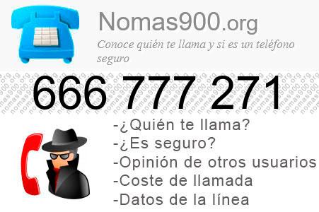Teléfono 666777271