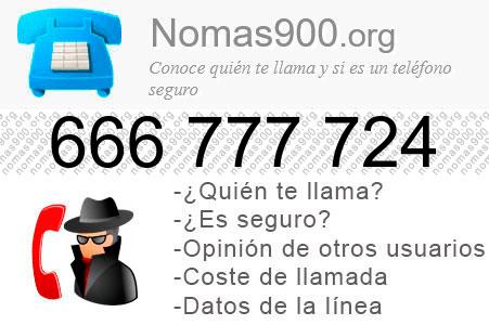 Teléfono 666777724